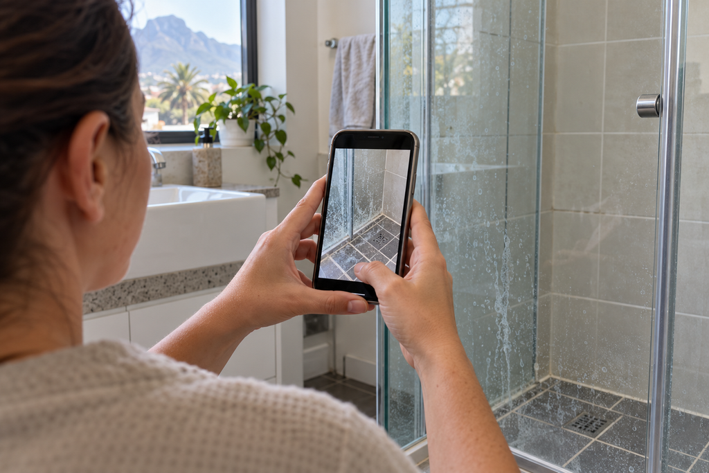 Documenting Shower Residue for a Deep Clean Quote 2